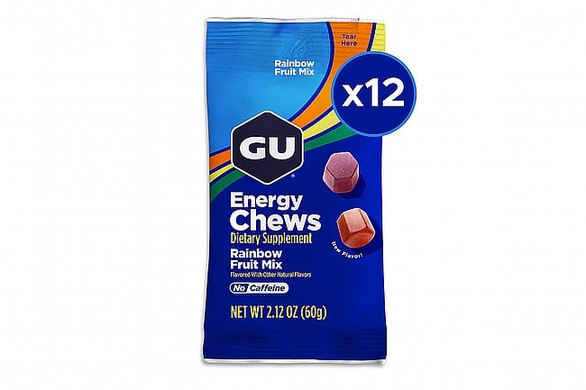 GU Energy Chews (Box of 12) Rainbow