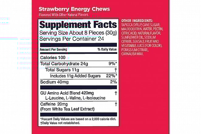 GU Energy Chews (Box of 12) 