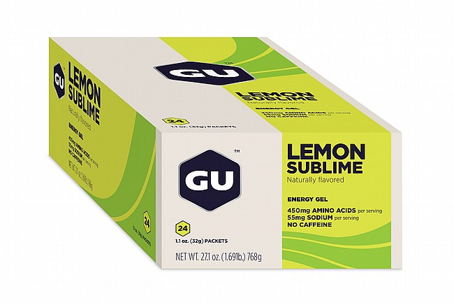 GU Energy Gels (Box of 24) Lemon Sublime