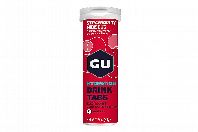 GU Hydration Drink Tabs (12 Servings) Strawberry Hibiscus