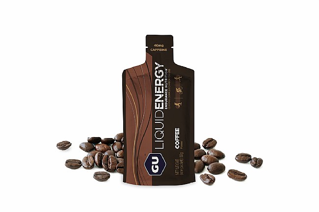 GU Liquid Energy Gel (Box of 12) Coffee (40mg Caffeine)