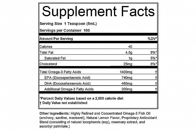 Hammer Nutrition EndurOmega (100 serving/500ml) 