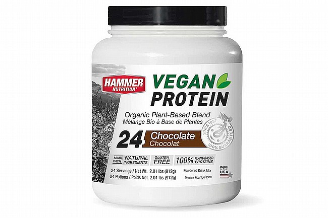 Hammer Nutrition Vegan Protein Powder (24 Servings) Chocolate