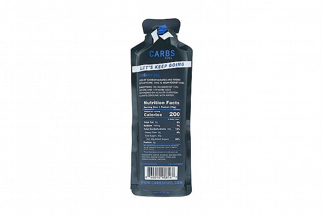 Carbs Fuel Original 50g Energy Gels Caffeinated (Box of 12) 