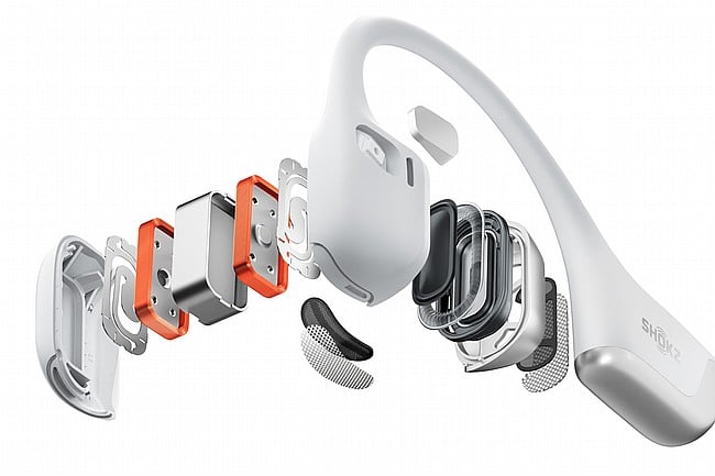 Shokz OpenRun Pro2 Headphones Silver/White