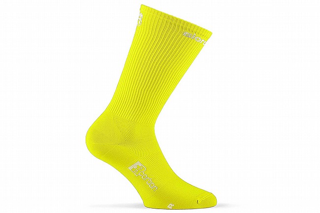 Giordana FR-C Tall Solid Socks Yellow Fluo/White