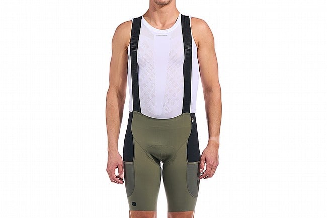 Giordana Mens Beyond Gravel Cargo Bib Short Smokey Olive