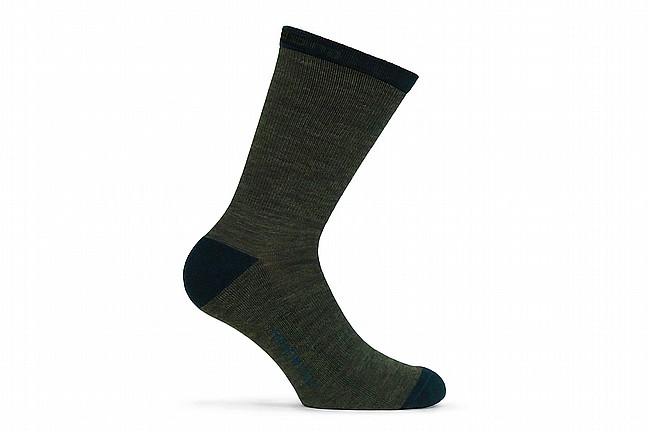 Giordana Merino Wool Tall Cuff Sock Olive Green