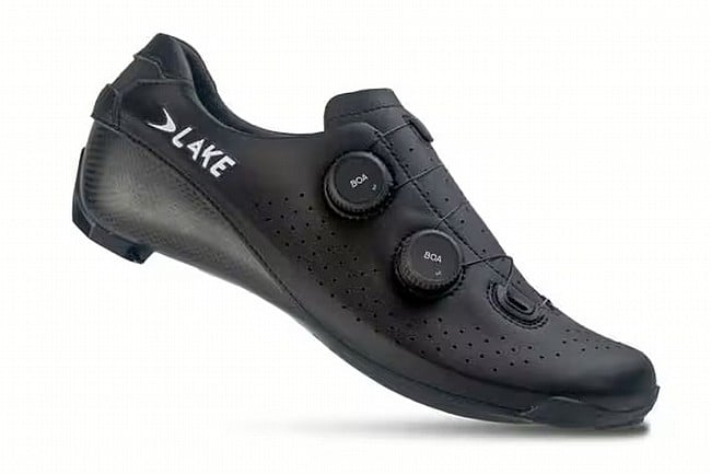 Lake CX400-X Wide Road Shoe Black/White