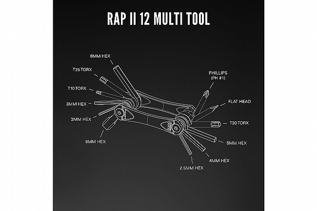 Lezyne Rap II Multi-Tool  12