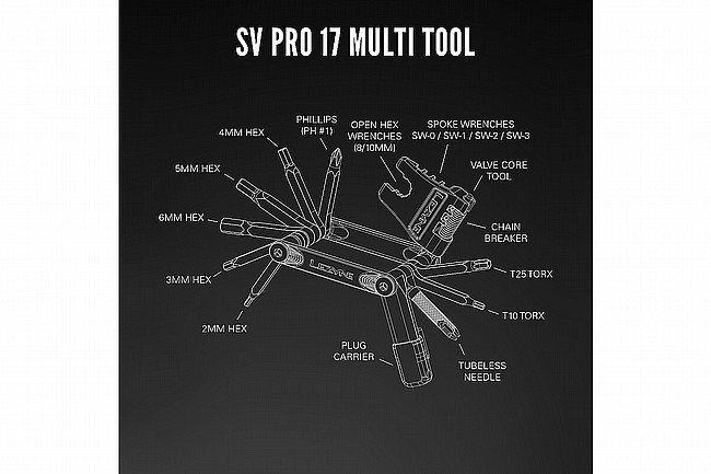Lezyne SV Pro Multi-Tool  17 - Silver