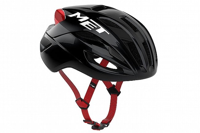 MET Rivale Mips Helmet Black / Red Glossy