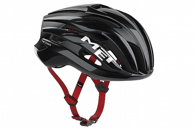 MET Trenta Mips Helmet Black / Red Glossy