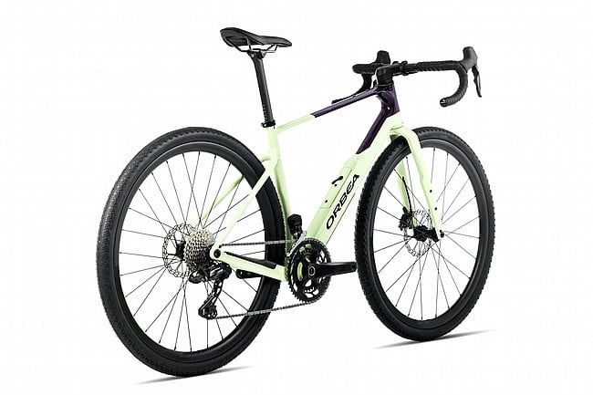 Orbea M31E Team 1x Gravel Bike Acid Gum/Purple Carbon