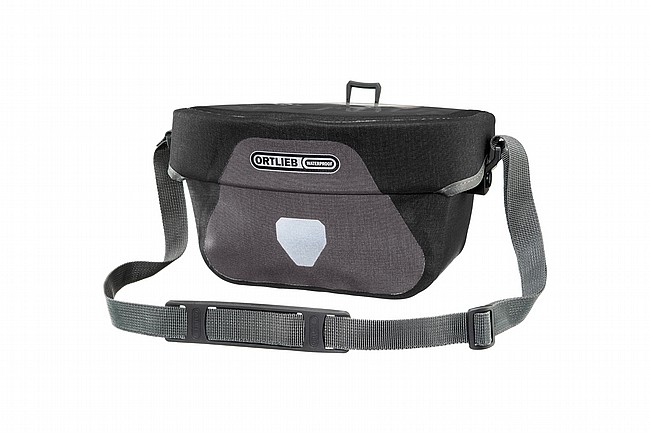 Ortlieb Ultimate Six Plus Handlebar Bag Granite/Black - 5L