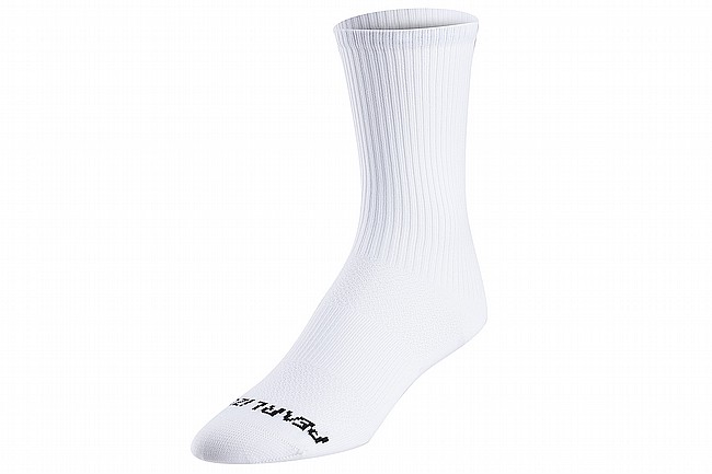 Pearl Izumi Mens Transfer 7-inch Sock White