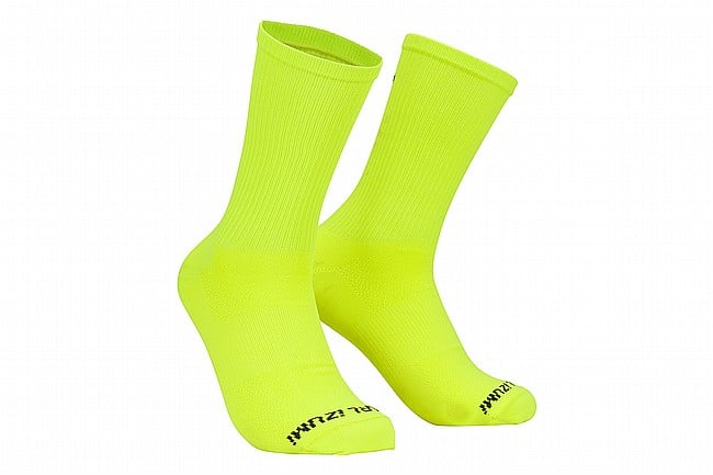 Pearl Izumi Mens Transfer 7-inch Sock Screaming Yellow