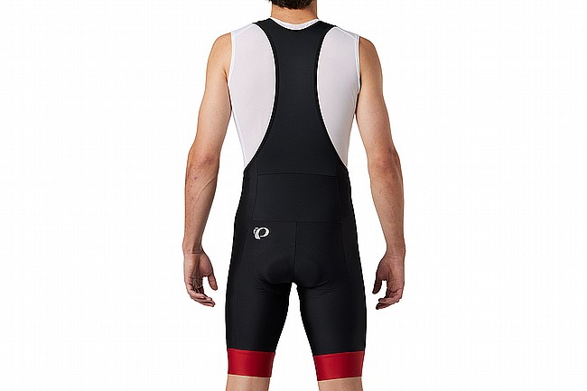 Pearl Izumi Mens Attack Bib Short  Black/Red Dahlia