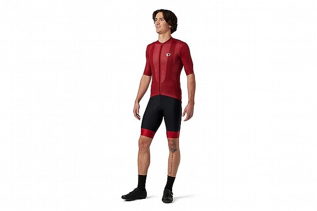 Pearl Izumi Mens Attack Bib Short  Black/Red Dahlia