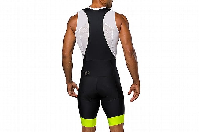 Pearl Izumi Mens Attack Bib Short  Black/Screaming Yellow