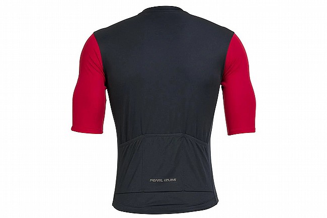 Pearl Izumi Mens Attack Jersey (2024) Black/Red Dahlia