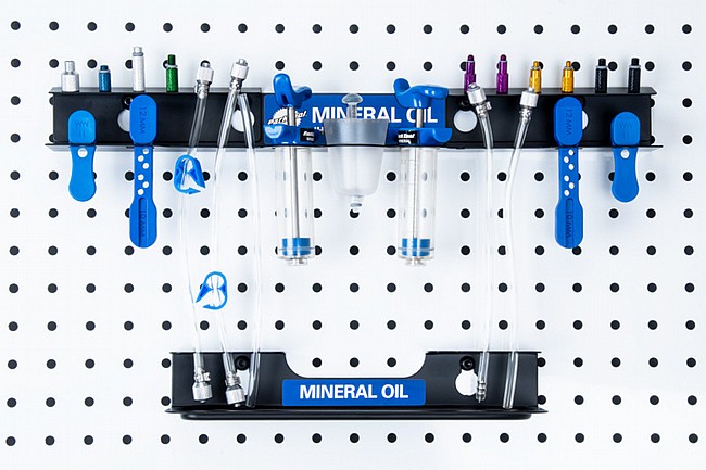 Park Tool JH-4 Wall-Mounted Bleed Kit Organizer 