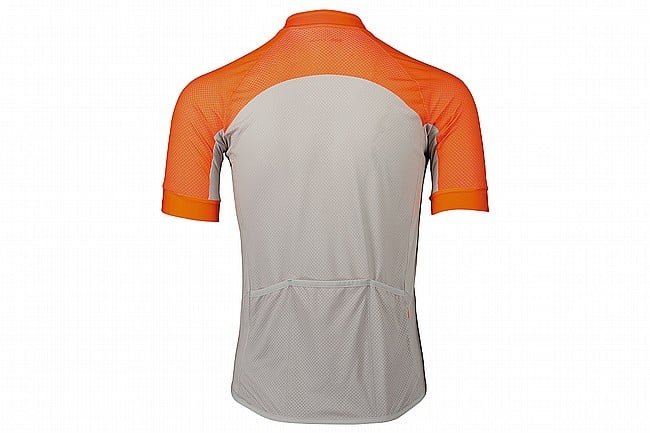 POC Mens  Essential Road Logo Jersey Zink Orange/Granite Grey