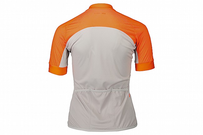 POC Womens Essential Road Logo Jersey Zink Orange/Granite Grey