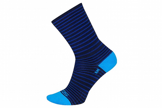 Sock Guy SGX 6" Stripes Sock Navy Stripes