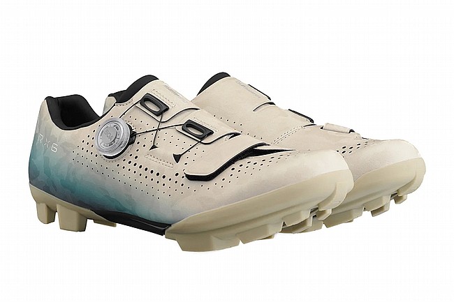Shimano SH-RX600 Gravel Shoe Beige/Blue
