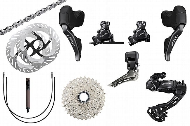 Shimano GRX Di2 RX825 2x 12-Speed Groupset No Charger or Crankset