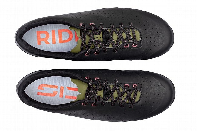 Sidi Mens Asper Laces Gravel Shoe Black Olive Green