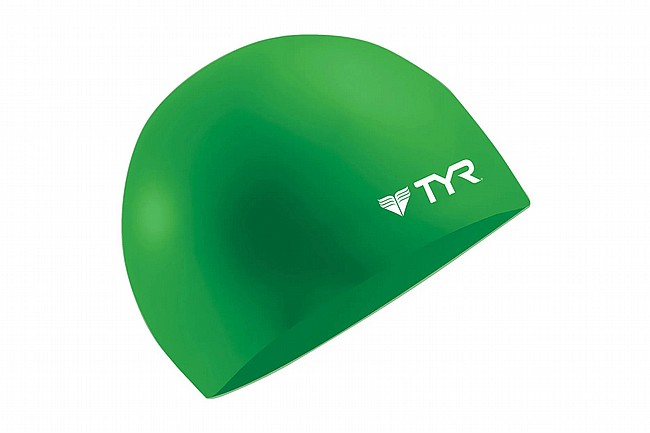 TYR Sport Silicone Swim Cap Green