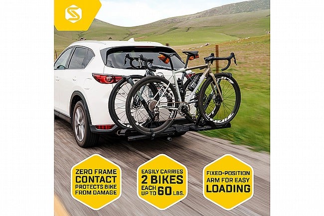 Saris 2025 Superclamp 2-Bike Hitch Rack 