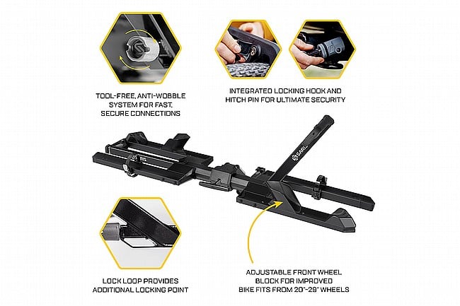 Saris 2025 Superclamp 2-Bike Hitch Rack 