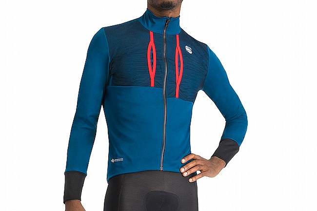 Sportful Mens Supergiara Jacket Teal Blue