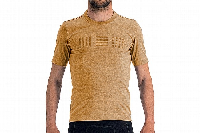 Sportful Mens Giara Tee Golden Oak
