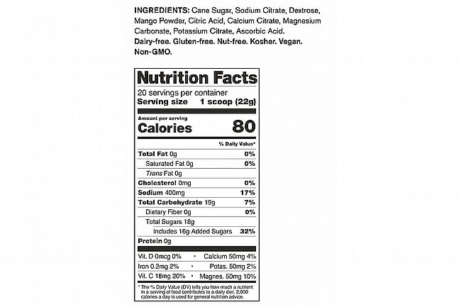 Skratch Labs Hydration Sport Drink Mix (60 Servings) Mango