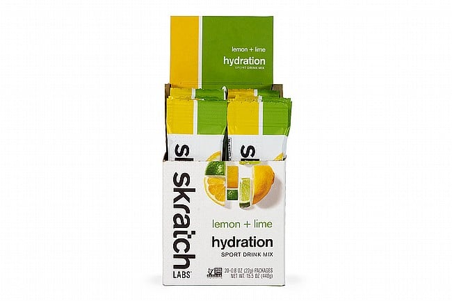 Skratch Labs Sport Hydration Drink Mix (Box of 20) Lemon & Lime