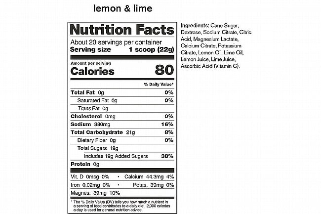 Skratch Labs Hydration Sport Drink Mix (20 Servings) Lemons and Limes