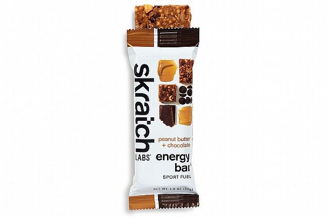 Skratch Labs Energy Bars Sport Fuel (Box of 12) Peanut Butter & Chocolate