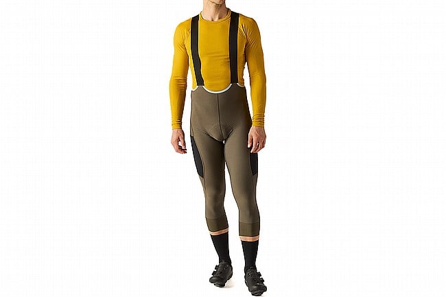 Velocio Mens Luxe Thermal Bib Knicker Black Olive