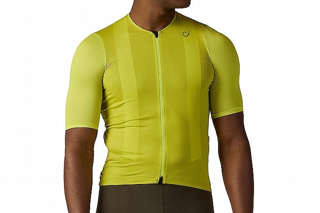 Velocio Mens LUXE Ultralight Jersey  Bright Chartreuse