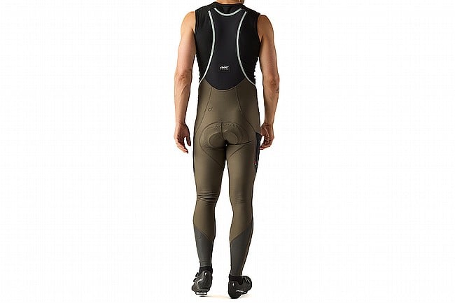Velocio Mens Luxe Thermal Bib Tight Black Olive