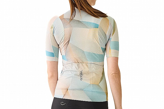 Velocio Womens One Artist Series Jersey  Geo Blue