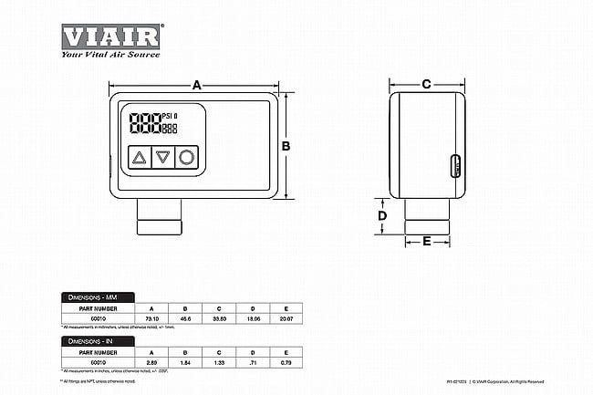 Viair Recon Mini Rider-Carry Air Compressor 