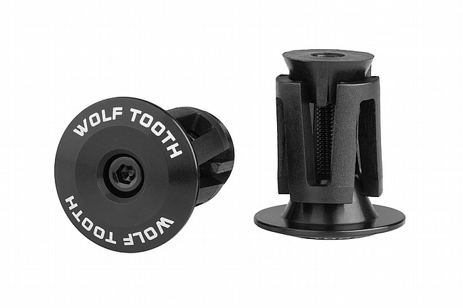Wolf Tooth Components Alloy Bar End Plugs Black