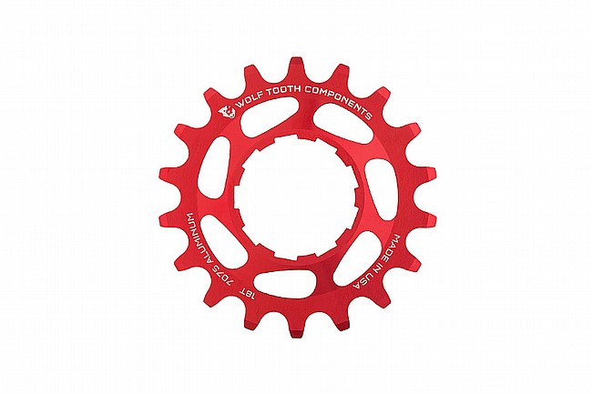Wolf Tooth Components Aluminum Single Speed Cog Red