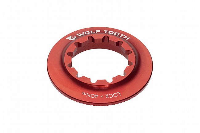 Wolf Tooth Components Centerlock Internal Rotor Lockring Red