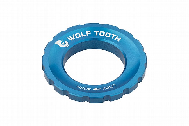 Wolf Tooth Components Centerlock External Rotor Lockring Blue